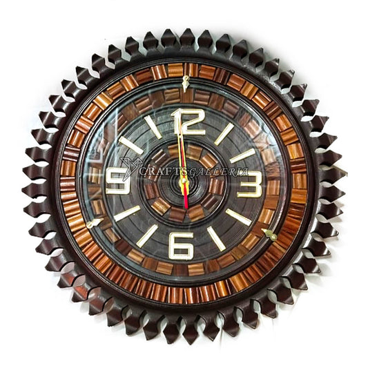 Wooden Wall Clock VI