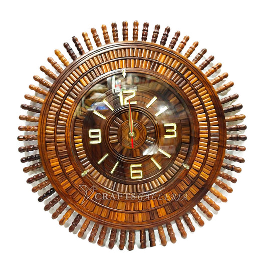 Wooden Wall Clock X