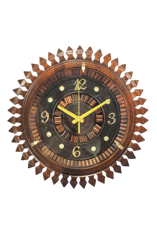 Traditional Wooden Wall Clock II