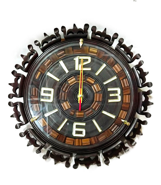 Wooden Wall Clock VII